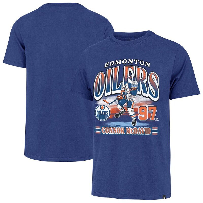 47 Brand Pánské tričko Connor McDavid #97 Edmonton Oilers NHL
