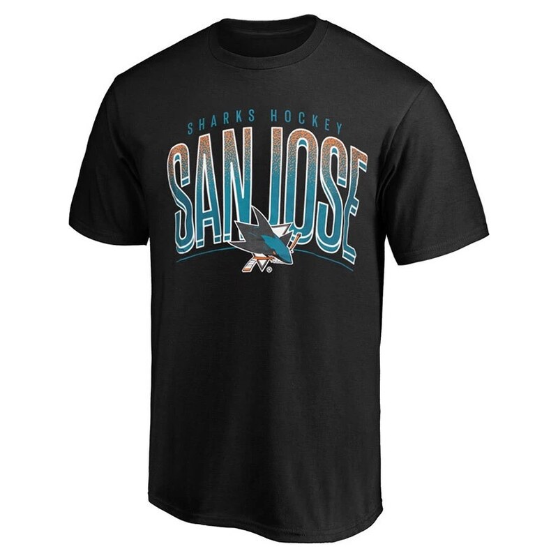 Fanatics Pánské tričko San Jose Sharks NHL Team Arch Graphic T