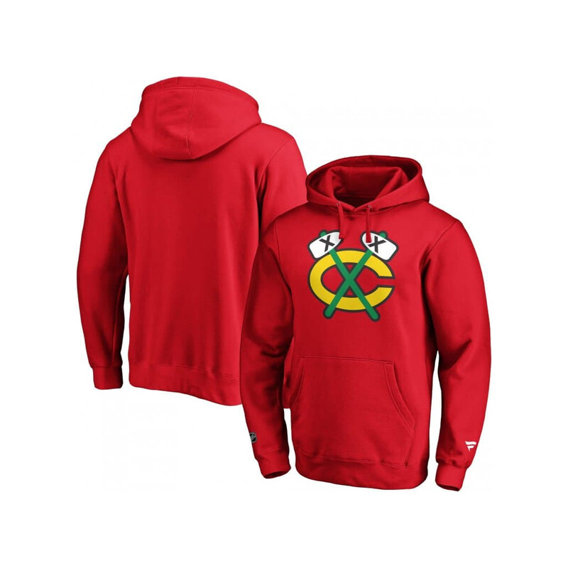 Fanatics Pánská mikina Chicago Blackhawks NHL Primary Logo