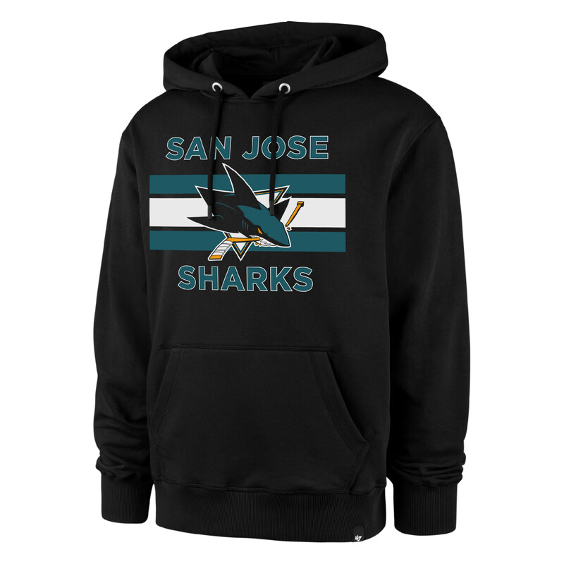 47 Brand Pánská mikina San Jose Sharks NHL ’47 BURNSIDE Pullover