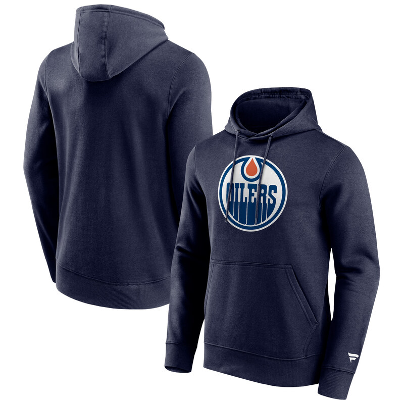 Fanatics Pánská mikina Edmonton Oilers NHL Primary Logo Graphic