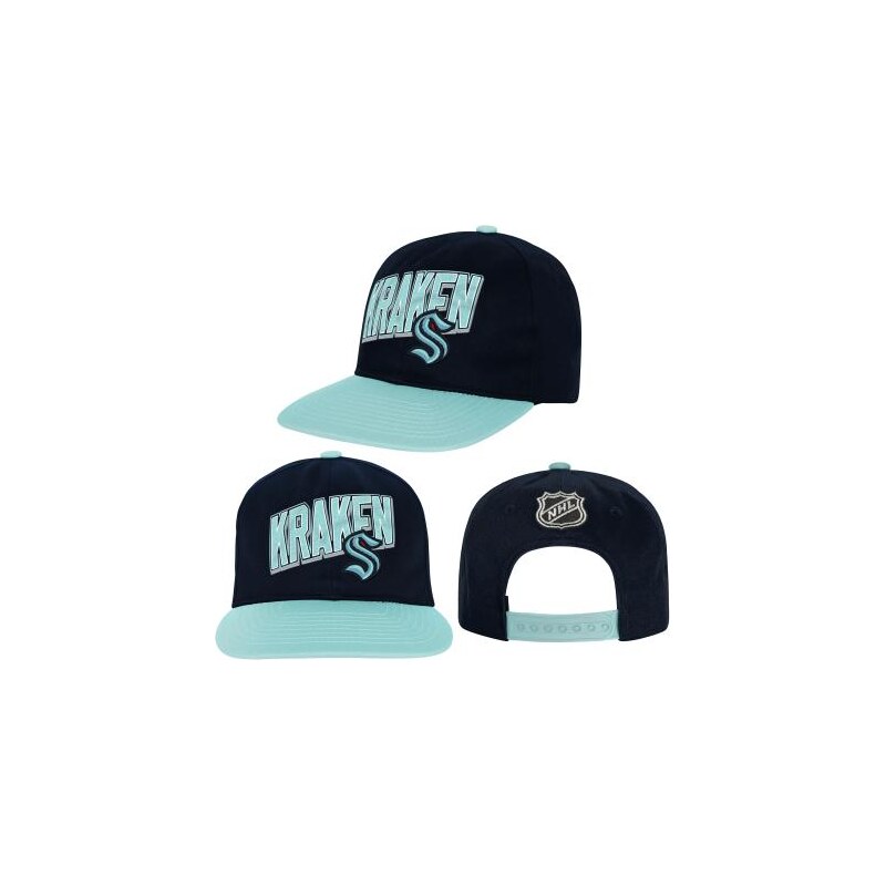 Outerstuff Dětská kšiltovka Seattle Kraken NHL Essentials