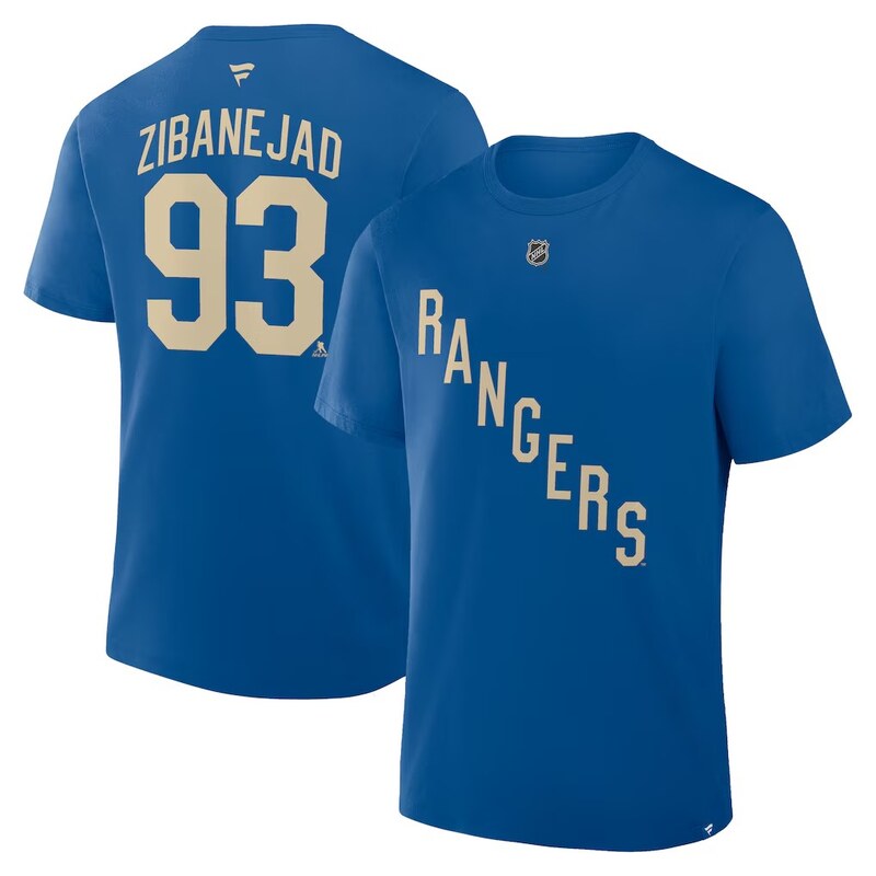 Fanatics Pánské tričko New York Rangers NHL Mika Zibanejad #93