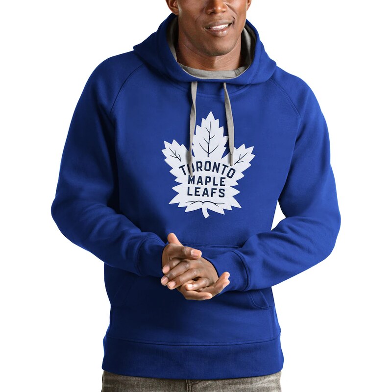 Pánská mikina Toronto Maple Leafs Antigua Logo Victory Pullover