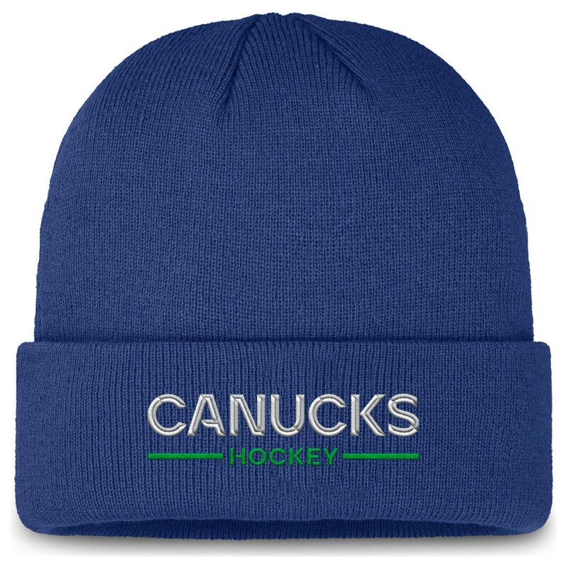 Fanatics Pánská zimní čepice Vancouver Canucks NHL Authentic Pro