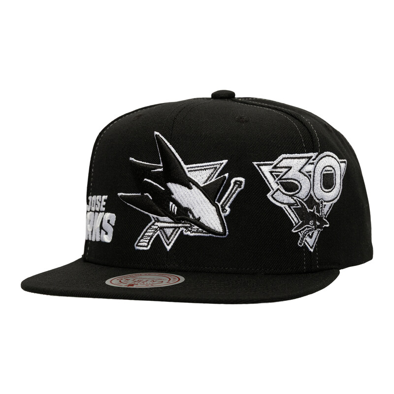 Mitchell & Ness Pánská kšiltovka San Jose Sharks NHL Trifecta