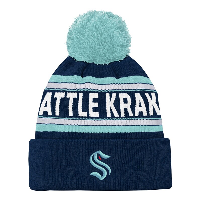 Outerstuff Dětská zimní čepice Seattle Kraken NHL Jacquard