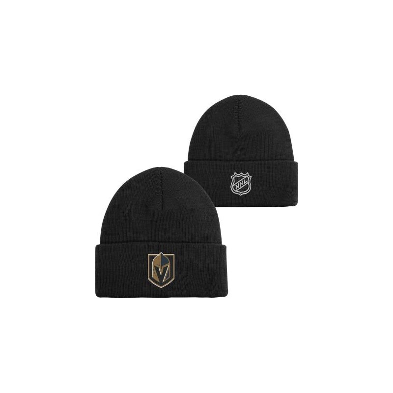 Outerstuff Dětská zimní čepice Vegas Golden Knights NHL Cuffed