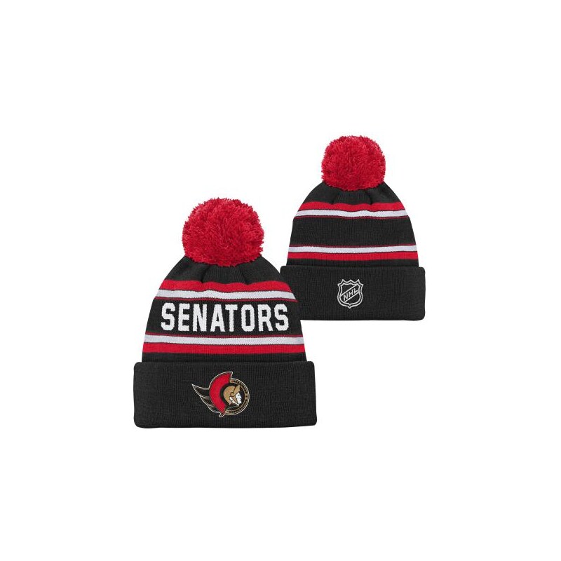 Outerstuff Dětská zimní čepice Ottawa Senators NHL 3Rd Jersey