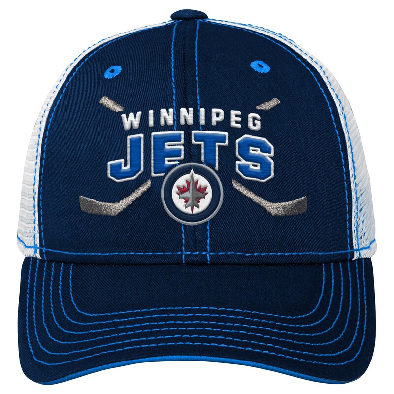 Outerstuff Dětská kšiltovka Winnipeg Jets NHL Lockup Meshback