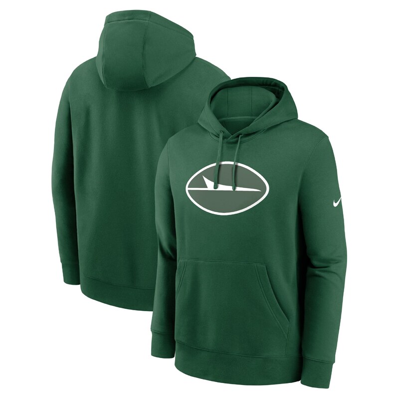 Pánská mikina New York Jets NFL Nike Club Logo Hoodie Zelená