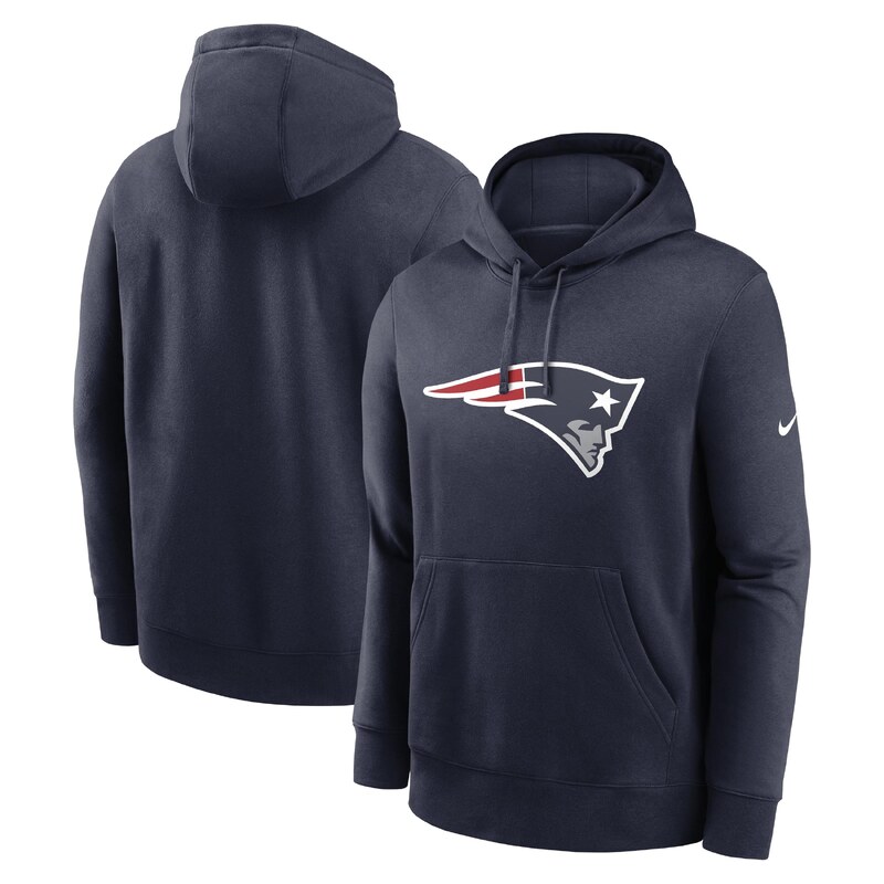 Pánská mikina New England Patriots NFL Nike Club Logo Hoodie