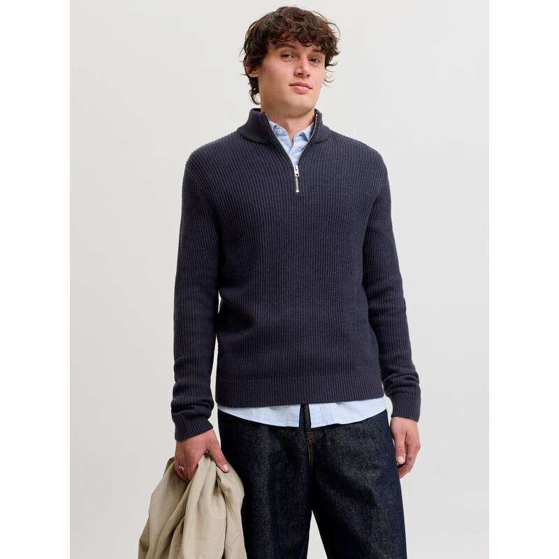 JACK & JONES Svetr tmavě modrá
