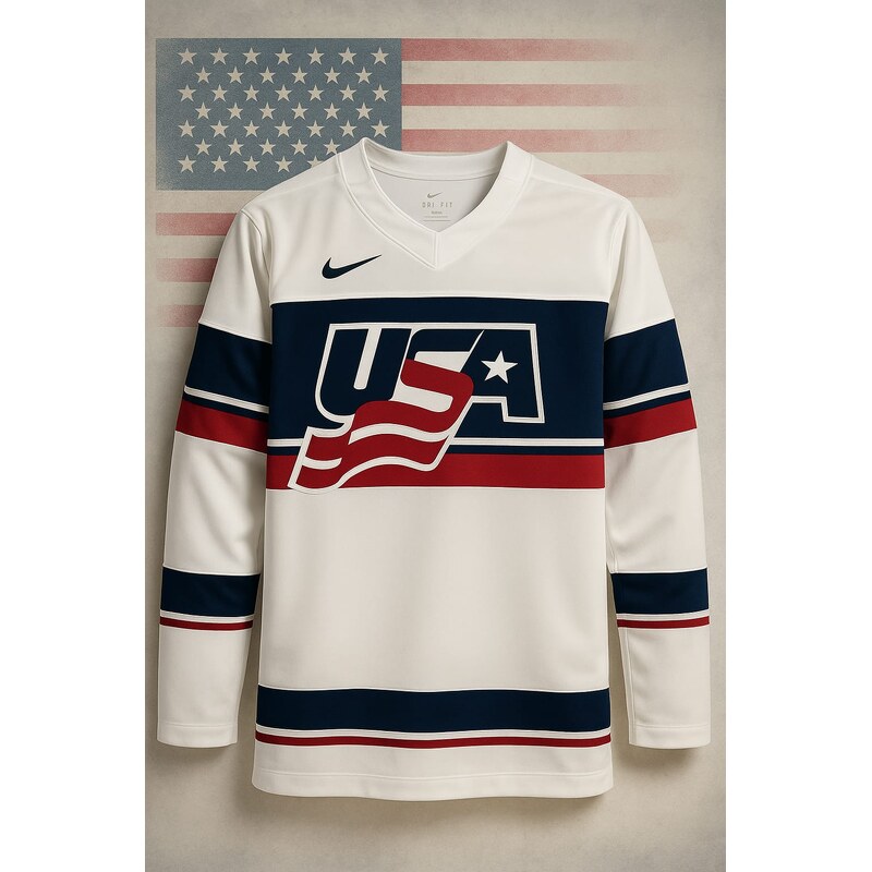 Dres USA NIKE IIHF World Championships replica bílá