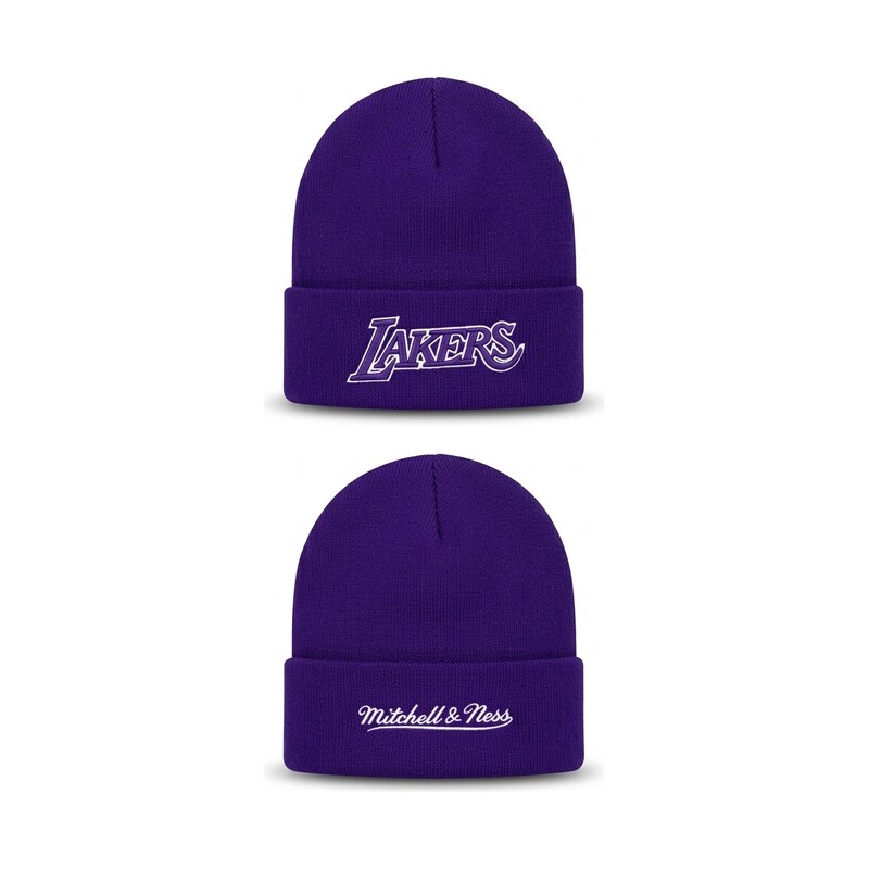 Mitchell & Ness Pánská zimní čepice Los Angeles Lakers NBA Core