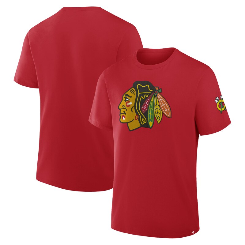 Fanatics Pánské tričko Chicago Blackhawks NHL Hat Trick Tee