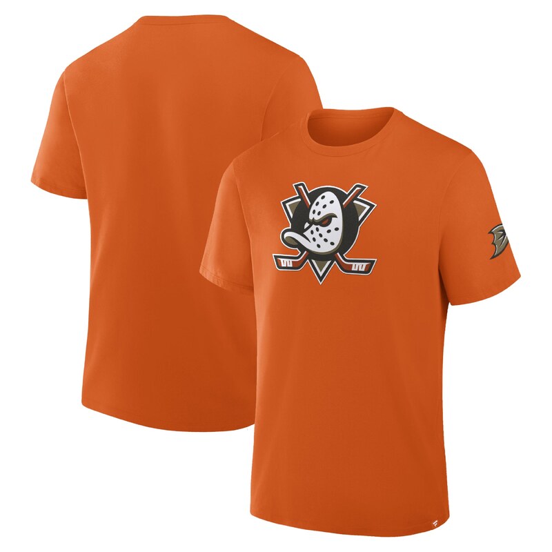Fanatics Pánské tričko Anaheim Ducks NHL Hat Trick Tee Oranžová