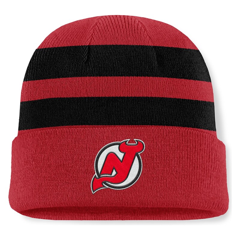 Fanatics Pánská zimní čepice New Jersey Devils NHL Swipe Cuffed