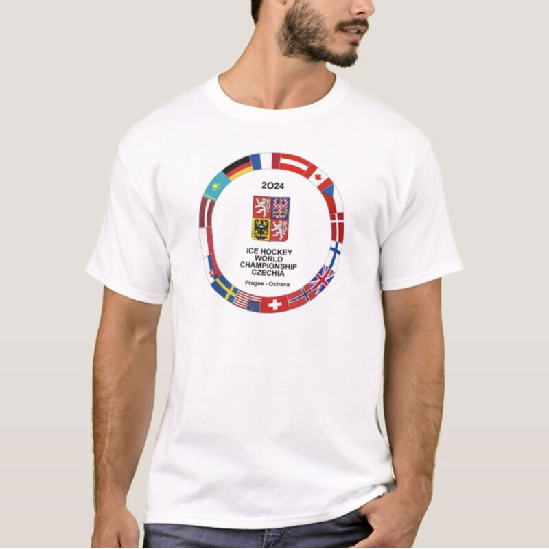 FansArena Pánské tričko Ice Hockey World Championship Czechia MS