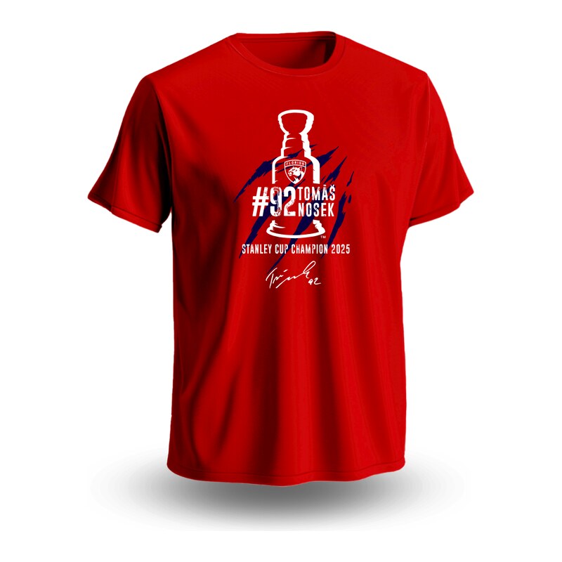FansArena Pánské tričko Tomáš Nosek #92 Stanley Cup Champion