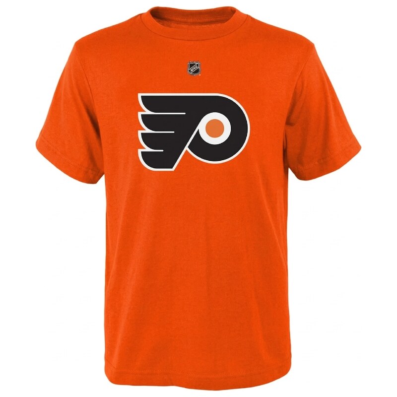 Pánské tričko Philadelphia Flyers NHL Sean Couturier Oranžová