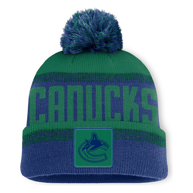 Fanatics Pánská zimní čepice Vancouver Canucks NHL Thrive Cuffed