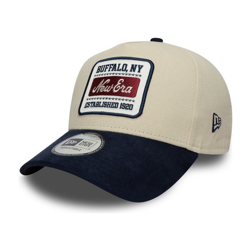 Pánská kšiltovka New Era Branded 940 AFrame patch suede modrá