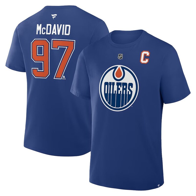 Fanatics Pánské tričko Connor McDavid #97 Edmonton Oilers NHL