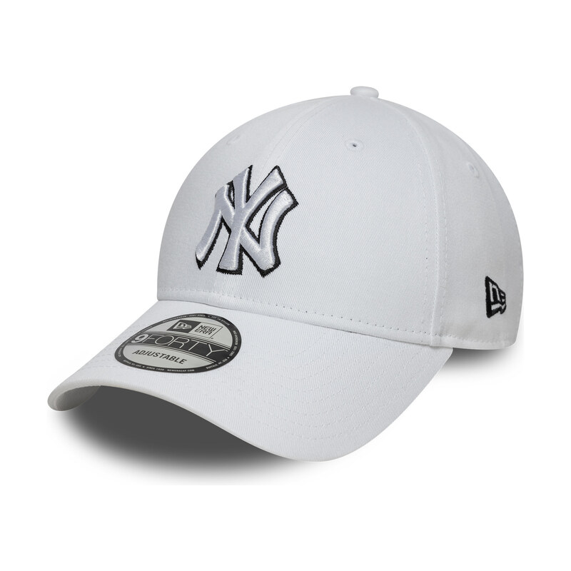 New Era Pánská kšiltovka New York Yankees MLB 940 Outline bílá