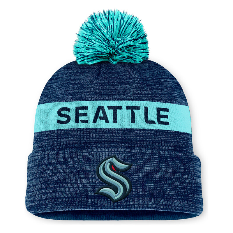 Fanatics Pánská zimní čepice Seattle Kraken NHL Authentic Pro