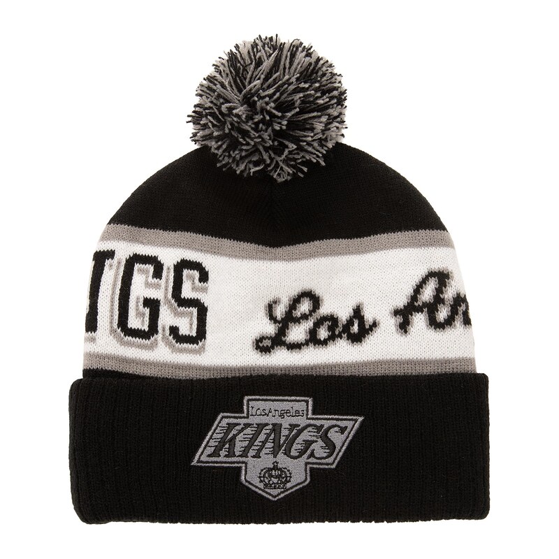 Mitchell & Ness Pánská zimní čepice Los Angeles Kings NHL Block