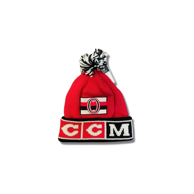 CCM Pánská zimní čepice Ottawa Senators NHL Vintage Chunk Cuff