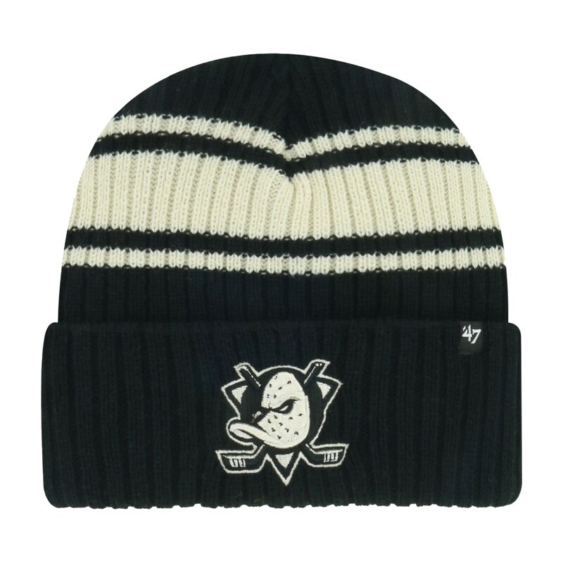 47 Brand Pánská zimní čepice Anaheim Ducks NHL Harbor Stripe ’47