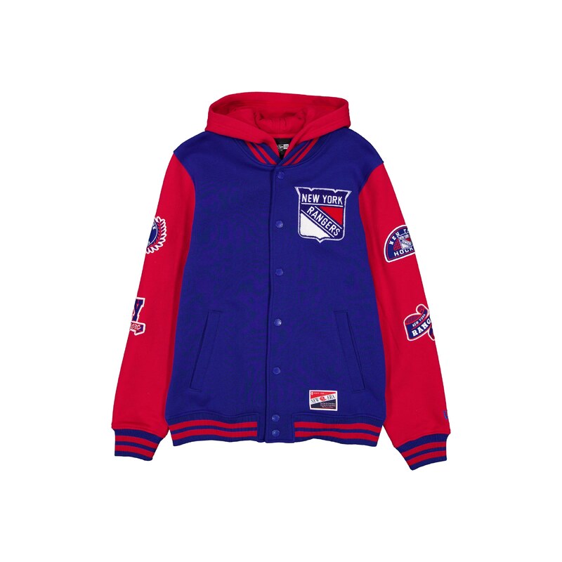 New Era Pánská mikina New York Rangers NHL US Edit modrá