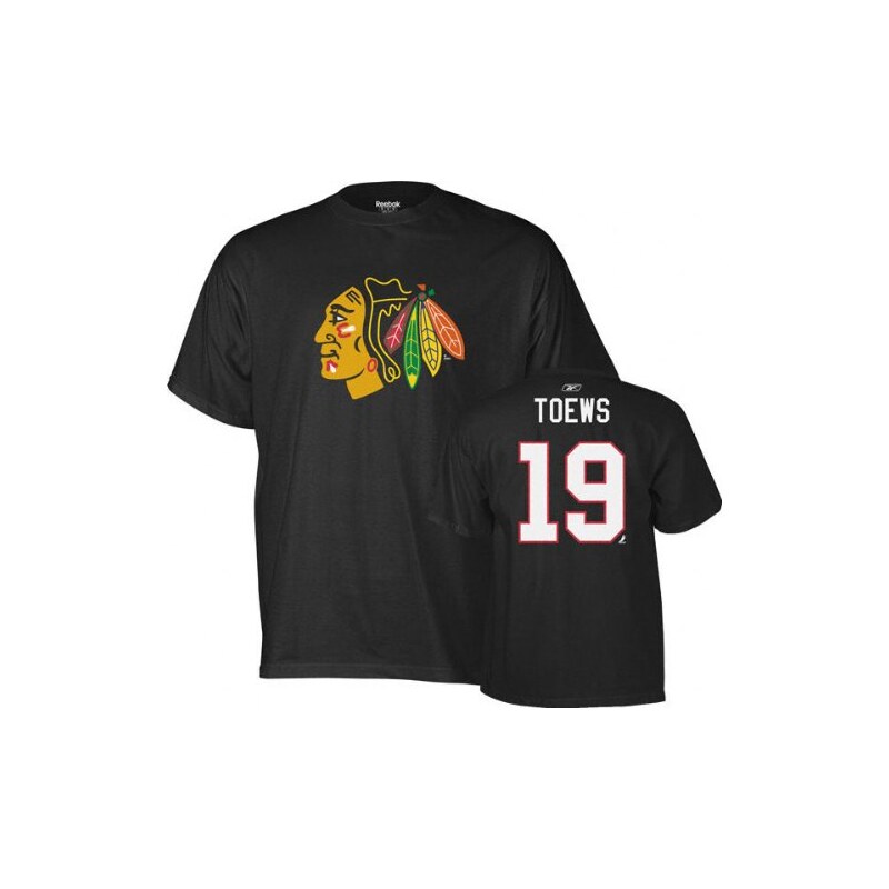 Reebok Pánské tričko Chicago Blackhawks NHL Jonathan Toews #19