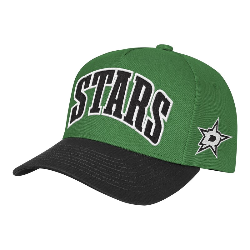 Outerstuff Dětská kšiltovka Dallas Stars NHL Mvp Pro Pinch Černá