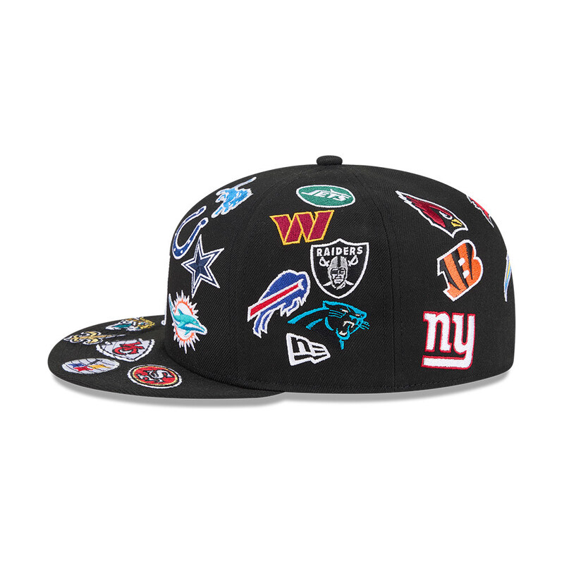Pánská kšiltovka NFL Logo NFL NEW ERA 5950 All over černá