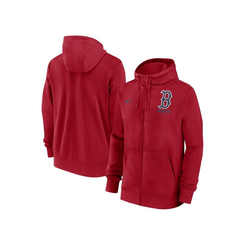 Nike Pánská mikina Boston Red Sox MLB Cotton Full-Zip Fleece