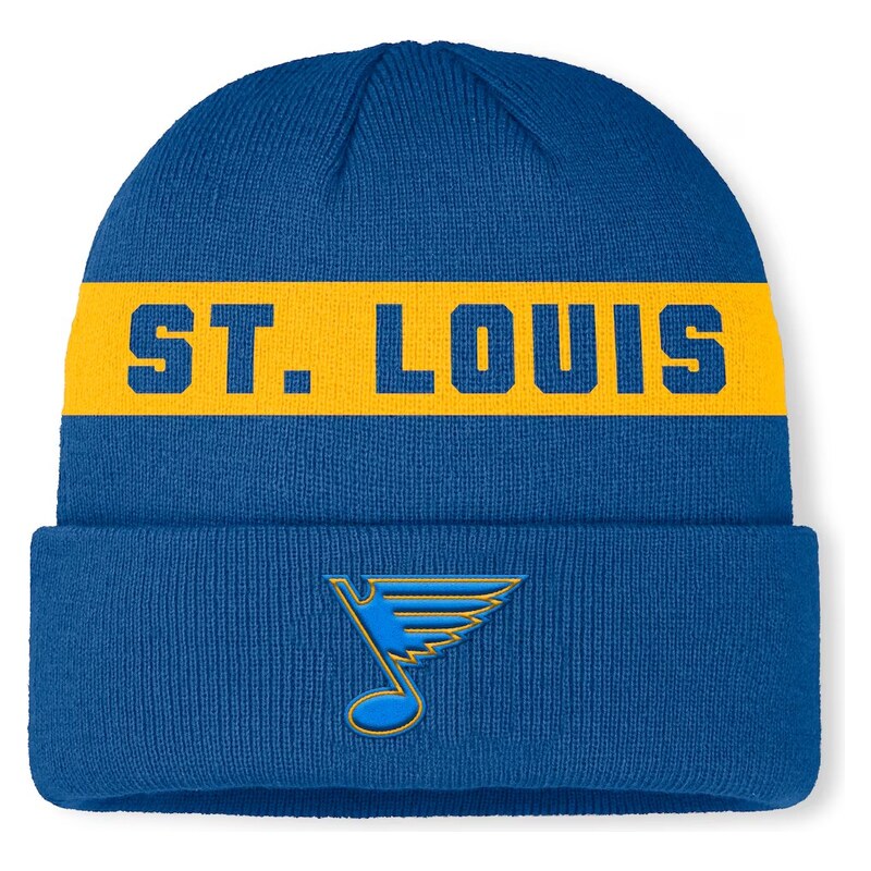 Fanatics Pánská zimní čepice St. Louis Blues NHL Authentic Pro A