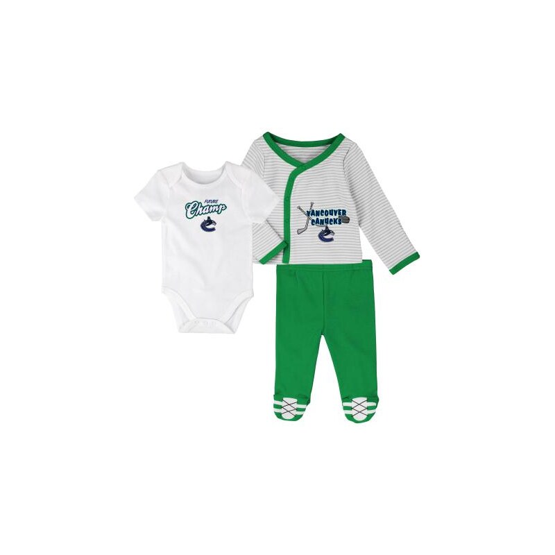 Outerstuff Dětské Body 3v1 Vancouver Canucks NHL 3 Piece Set
