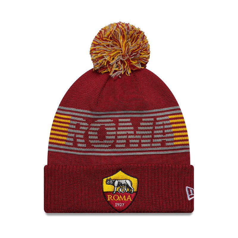New Era Pánská zimní čepice AS Roma Knit medium sport cuff