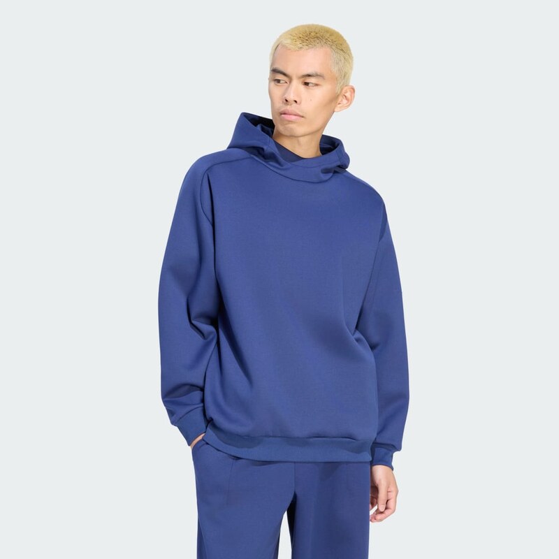 Adidas ZIMNÍ PLETENÁ MIKINA S KAPUCÍ SOFT LUX