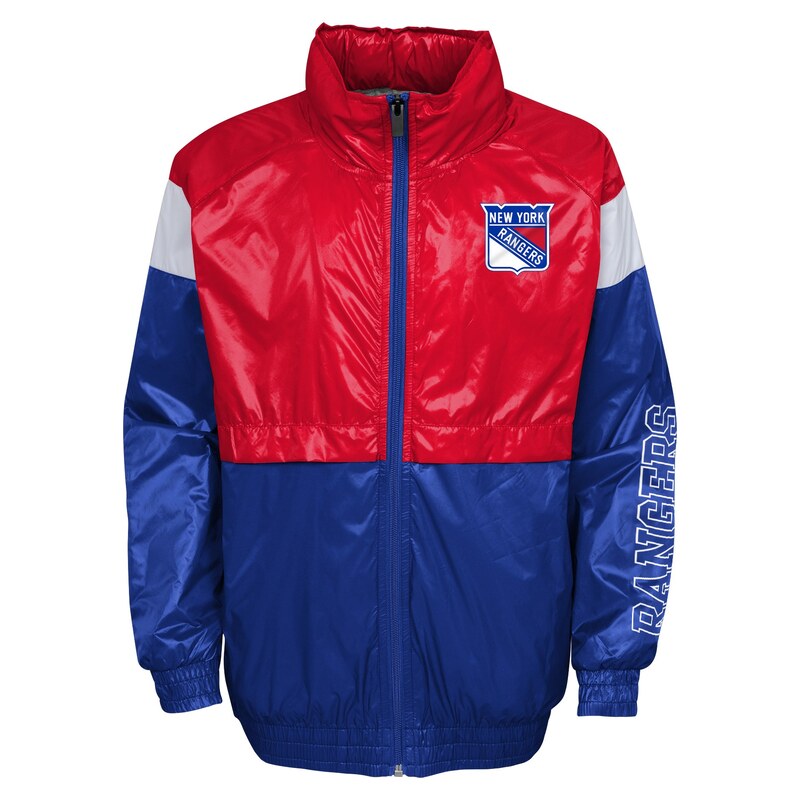 Outerstuff Dětská bunda New York Rangers NHL Goal Line Stance