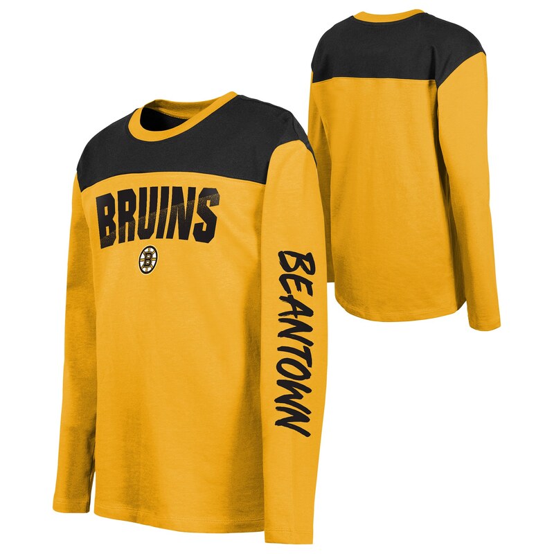 Outerstuff Dětské tričko Boston Bruins NHL Unbeaten Run Ls Crew