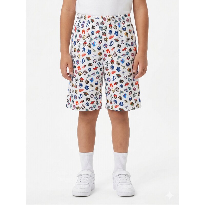 Outerstuff Dětské kraťasy NHL All Over Printed Short bílá