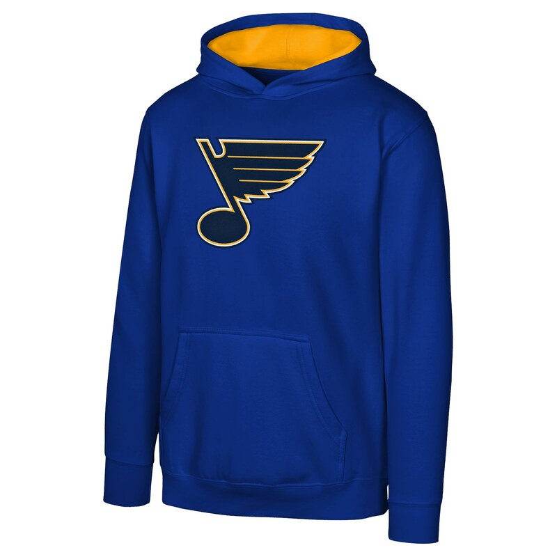 Outerstuff Dětská mikina St. Louis Blues NHL Prime Po Flc Hood