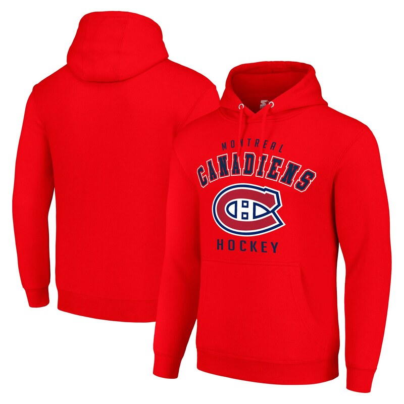 Starter Pánská mikina Montreal Canadiens NHL Logo Pullover