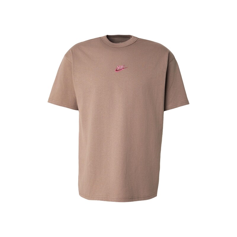 Nike Sportswear Tričko PREM ESS světle hnědá / magenta