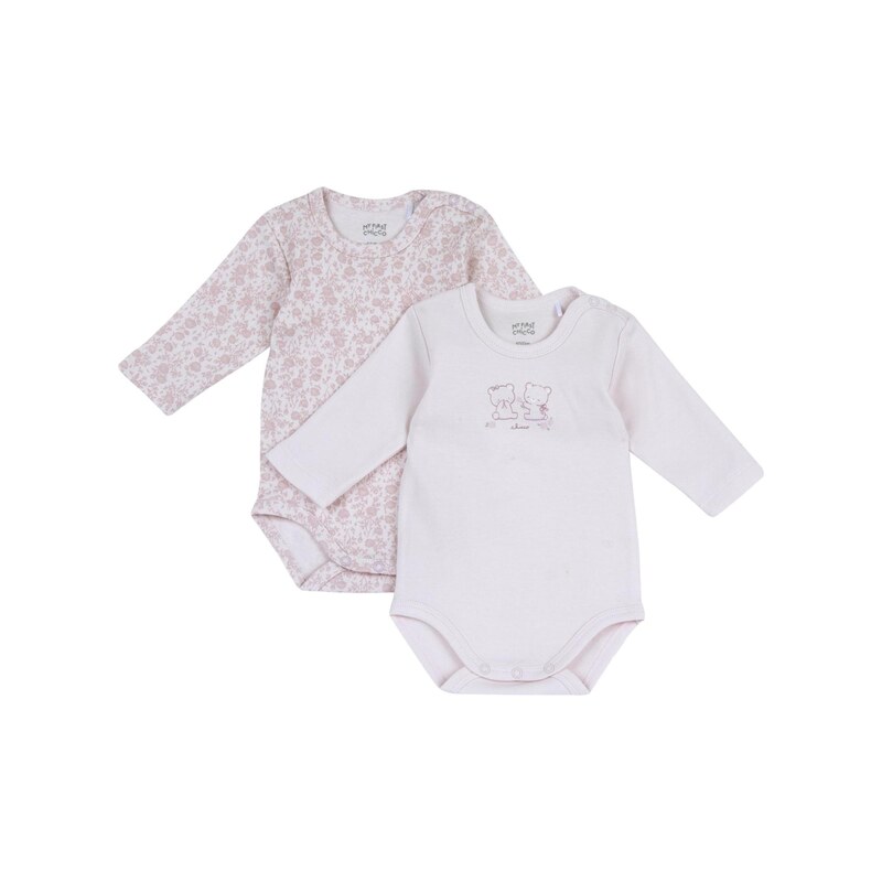 Chicco Dupačky/body pink / pastelově růžová