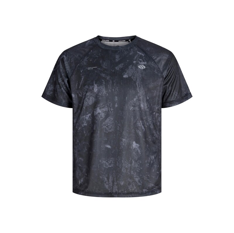Jack & Jones Junior Tričko JJSFLUX šedá / antracitová / tmavě